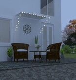 VidaXL Luifel uittrekbaar met LED 200x150 cm crème