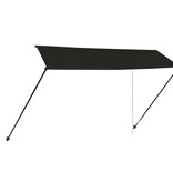 VidaXL Luifel uittrekbaar met LED 350x150 cm antraciet