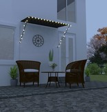 VidaXL Luifel uittrekbaar met LED 250x150 cm antraciet