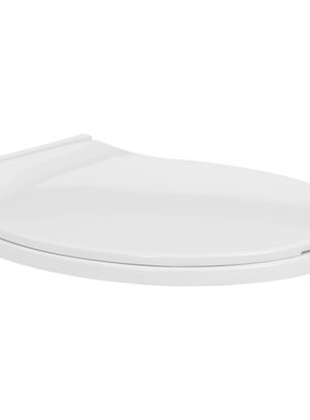 VidaXL Toiletbril soft-close ovaal lichtgrijs