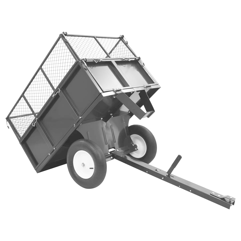 VidaXL Kiepwagen voor zitmaaiers 300 kg