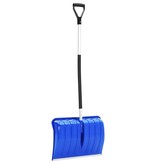 vidaXL Sneeuwschep 145 cm aluminium blauw