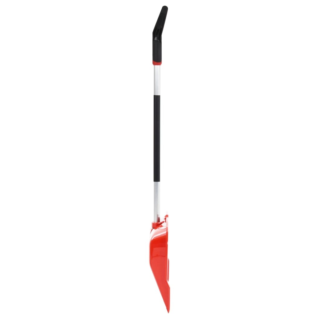 vidaXL Sneeuwschep 136 cm aluminium rood