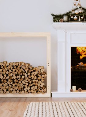 VidaXL Haardhoutrek 100x25x100 cm massief grenenhout