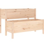 VidaXL Plantenbak 110x84x75 cm massief grenenhout
