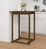 VidaXL Bartafel 80x80x110 cm massief grenenhout honingbruin
