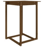 VidaXL Bartafel 80x80x110 cm massief grenenhout honingbruin