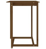 VidaXL Bartafel 80x80x110 cm massief grenenhout honingbruin