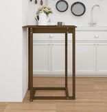VidaXL Bartafel 80x80x110 cm massief grenenhout honingbruin