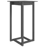 VidaXL Bartafel 60x60x110 cm massief grenenhout grijs