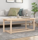 VidaXL Salontafel 110x55x45 cm massief grenenhout