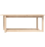 VidaXL Salontafel 110x55x45 cm massief grenenhout
