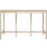 VidaXL Bartafel 180x80x110 cm massief grenenhout