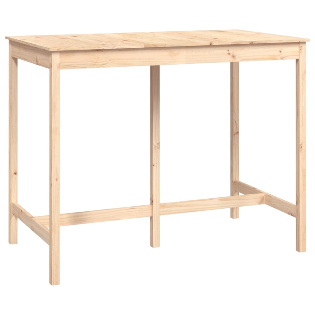 VidaXL Bartafel 140x80x110 cm massief grenenhout
