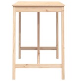 VidaXL Bartafel 140x80x110 cm massief grenenhout