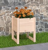 vidaXL Plantenbak 40x40x52,5 cm massief grenenhout