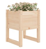 vidaXL Plantenbak 40x40x52,5 cm massief grenenhout