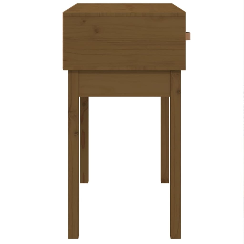 VidaXL Wandtafel 76,5x40x75 cm massief grenenhout honingbruin