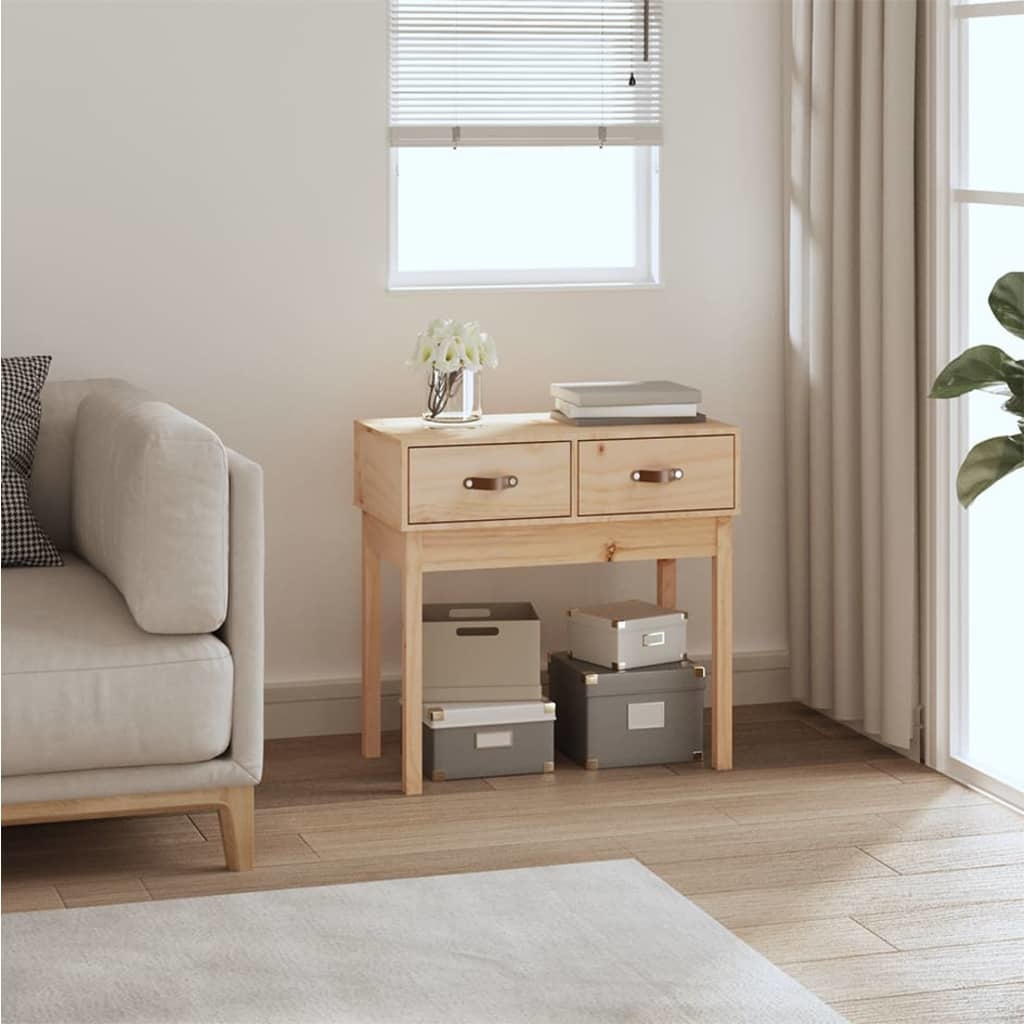 VidaXL Wandtafel 76,5x40x75 cm massief grenenhout