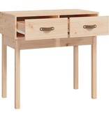 VidaXL Wandtafel 76,5x40x75 cm massief grenenhout