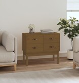 VidaXL Wandkast 90x40x78 cm massief grenenhout honingbruin