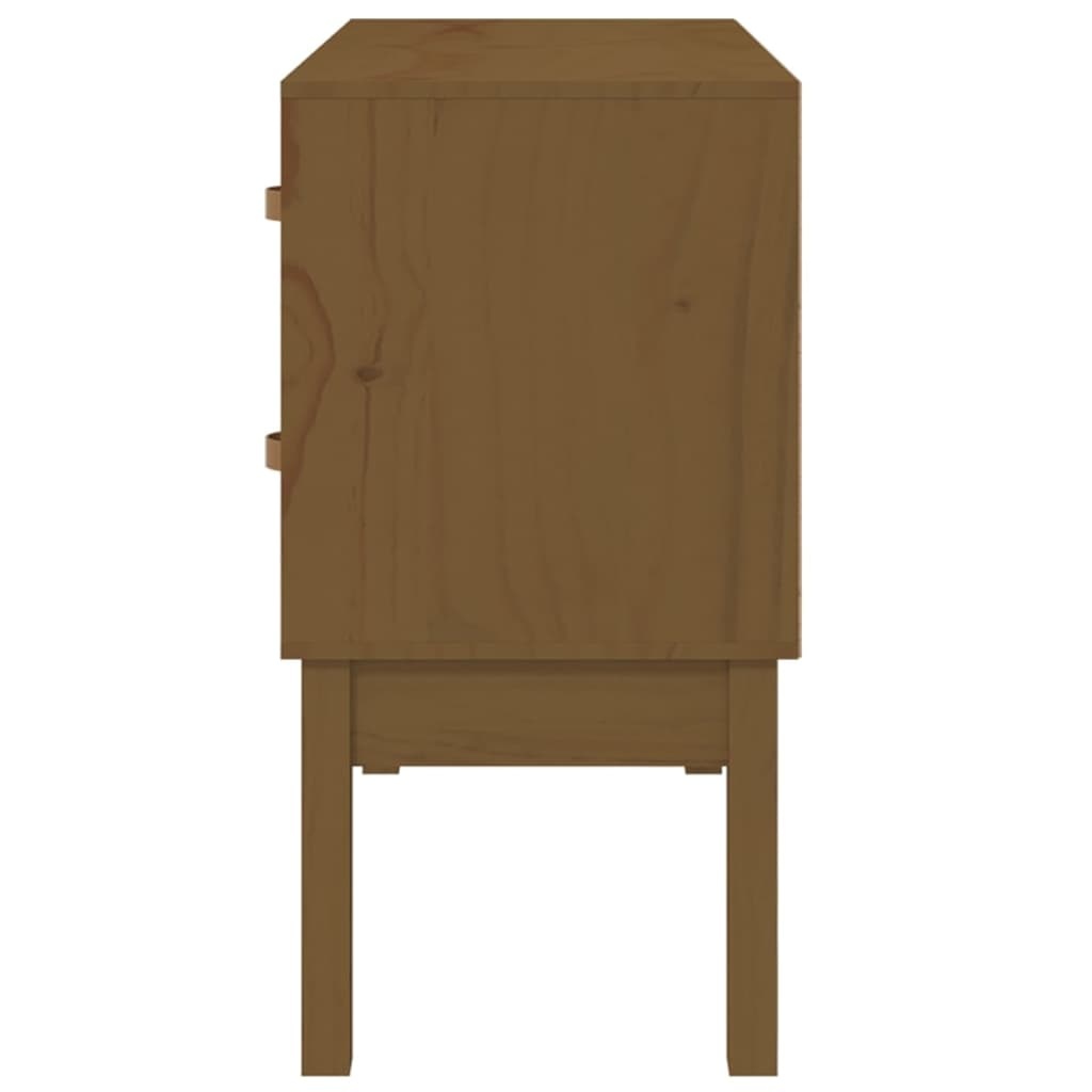 VidaXL Wandkast 90x40x78 cm massief grenenhout honingbruin