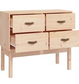 VidaXL Wandkast 90x40x78 cm massief grenenhout