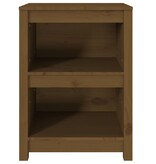 VidaXL Boekenkast 50x35x68 cm massief grenenhout honingbruin