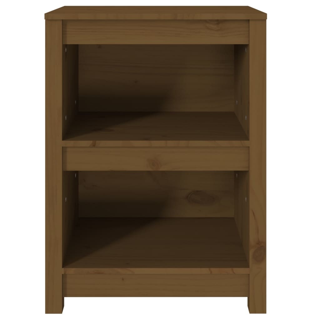 VidaXL Boekenkast 50x35x68 cm massief grenenhout honingbruin