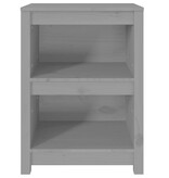 VidaXL Boekenkast 50x35x68 cm massief grenenhout grijs