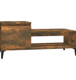 VidaXL Salontafel 100x50x45 cm bewerkt hout gerookt eikenkleurig