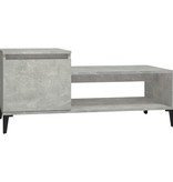 VidaXL Salontafel 100x50x45 cm bewerkt hout betongrijs