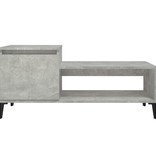 VidaXL Salontafel 100x50x45 cm bewerkt hout betongrijs
