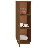 VidaXL Hoge kast 34x40x108,5 cm massief grenenhout honingbruin