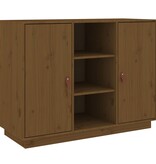 VidaXL Dressoir 100x40x75 cm massief grenenhout honingbruin