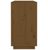 VidaXL Dressoir 100x40x75 cm massief grenenhout honingbruin