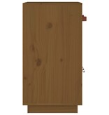 VidaXL Dressoir 65,5x40x75 cm massief grenenhout honingbruin