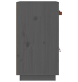 VidaXL Dressoir 65,5x40x75 cm massief grenenhout grijs