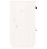 VidaXL Dressoir 65,5x40x75 cm massief grenenhout wit
