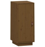 VidaXL Dressoir 34x40x75 cm massief grenenhout honingbruin