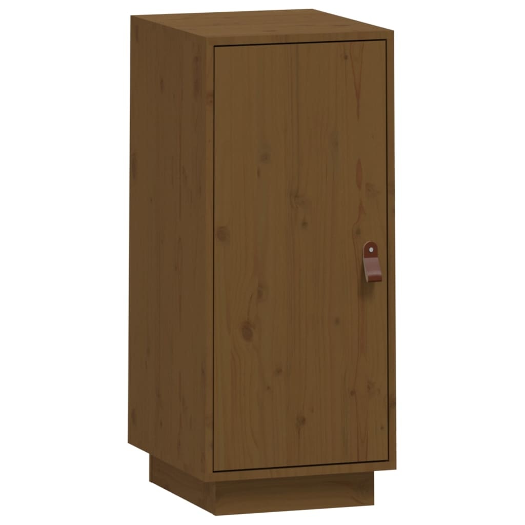 VidaXL Dressoir 34x40x75 cm massief grenenhout honingbruin