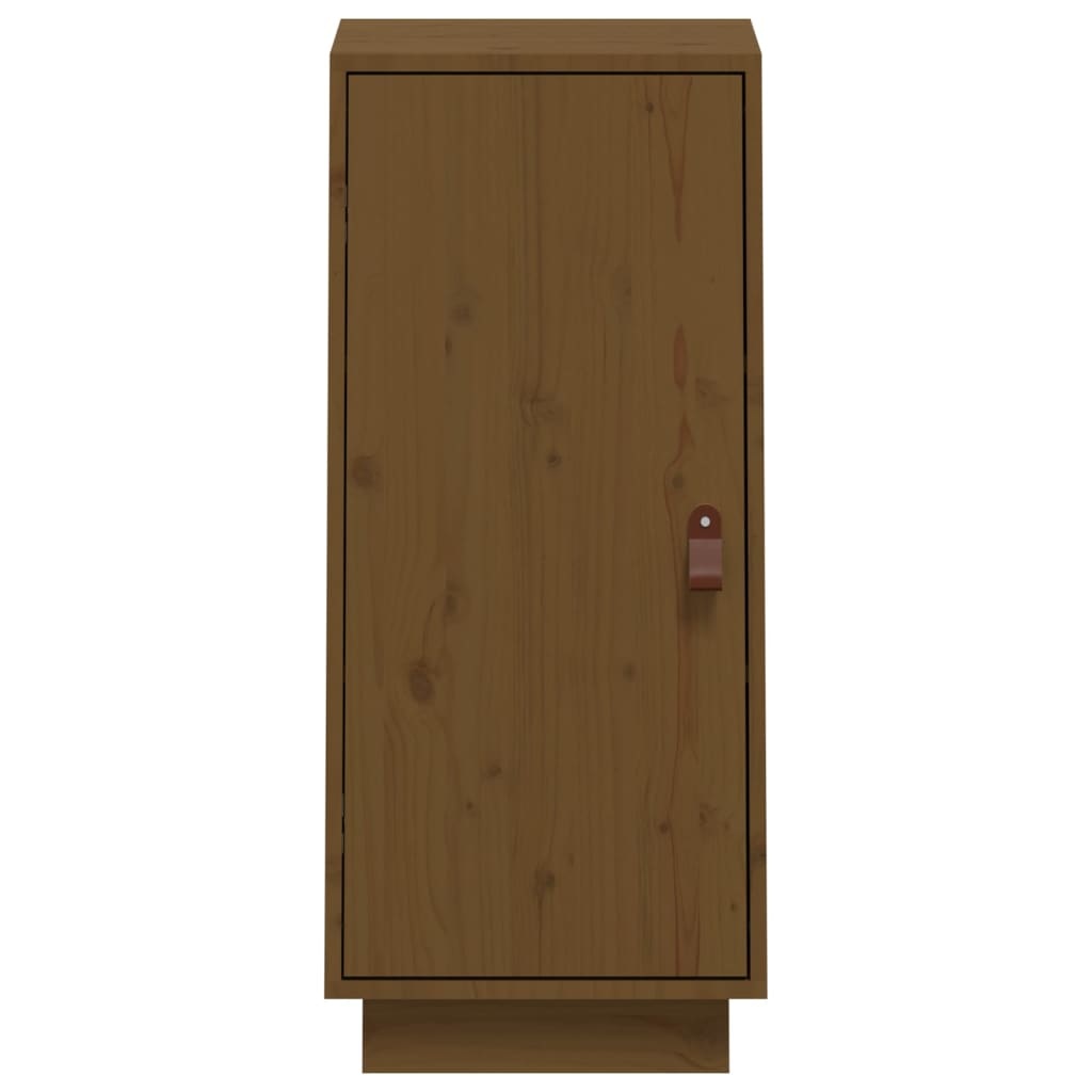 VidaXL Dressoir 34x40x75 cm massief grenenhout honingbruin
