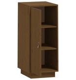 VidaXL Dressoir 34x40x75 cm massief grenenhout honingbruin