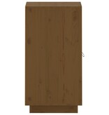 VidaXL Dressoir 34x40x75 cm massief grenenhout honingbruin