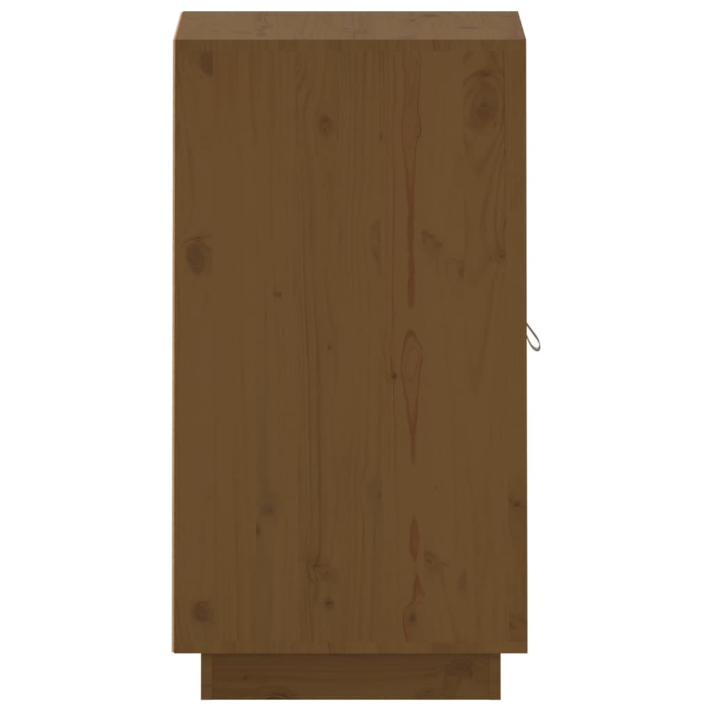 VidaXL Dressoir 34x40x75 cm massief grenenhout honingbruin