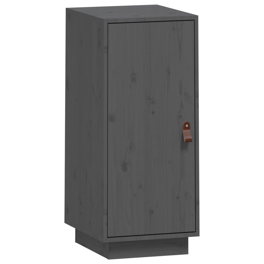 VidaXL Dressoir 34x40x75 cm massief grenenhout grijs