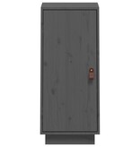 VidaXL Dressoir 34x40x75 cm massief grenenhout grijs