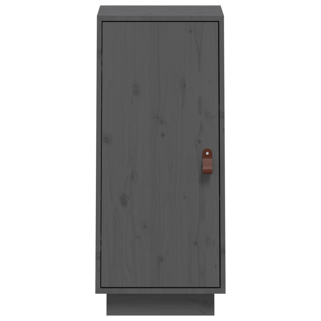 VidaXL Dressoir 34x40x75 cm massief grenenhout grijs