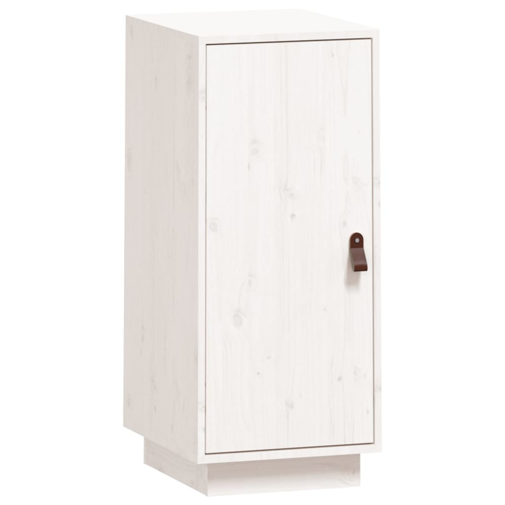 VidaXL Dressoir 34x40x75 cm massief grenenhout wit