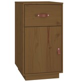 VidaXL Bureau 40x50x75 cm massief grenenhout honingbruin